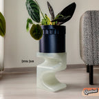Plant Stand for Indoor Plant Pots - Perfect for House Plants and Plant Lovers, Gift for Plant Lover, Art Deco Planter Stands, Contour