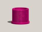 Modern Heart-Shaped Planter with Drainage & Saucer – Unique Valentine’s Day Gift for Plant Lovers, 3d Printed Planter Home Hosting Decor,