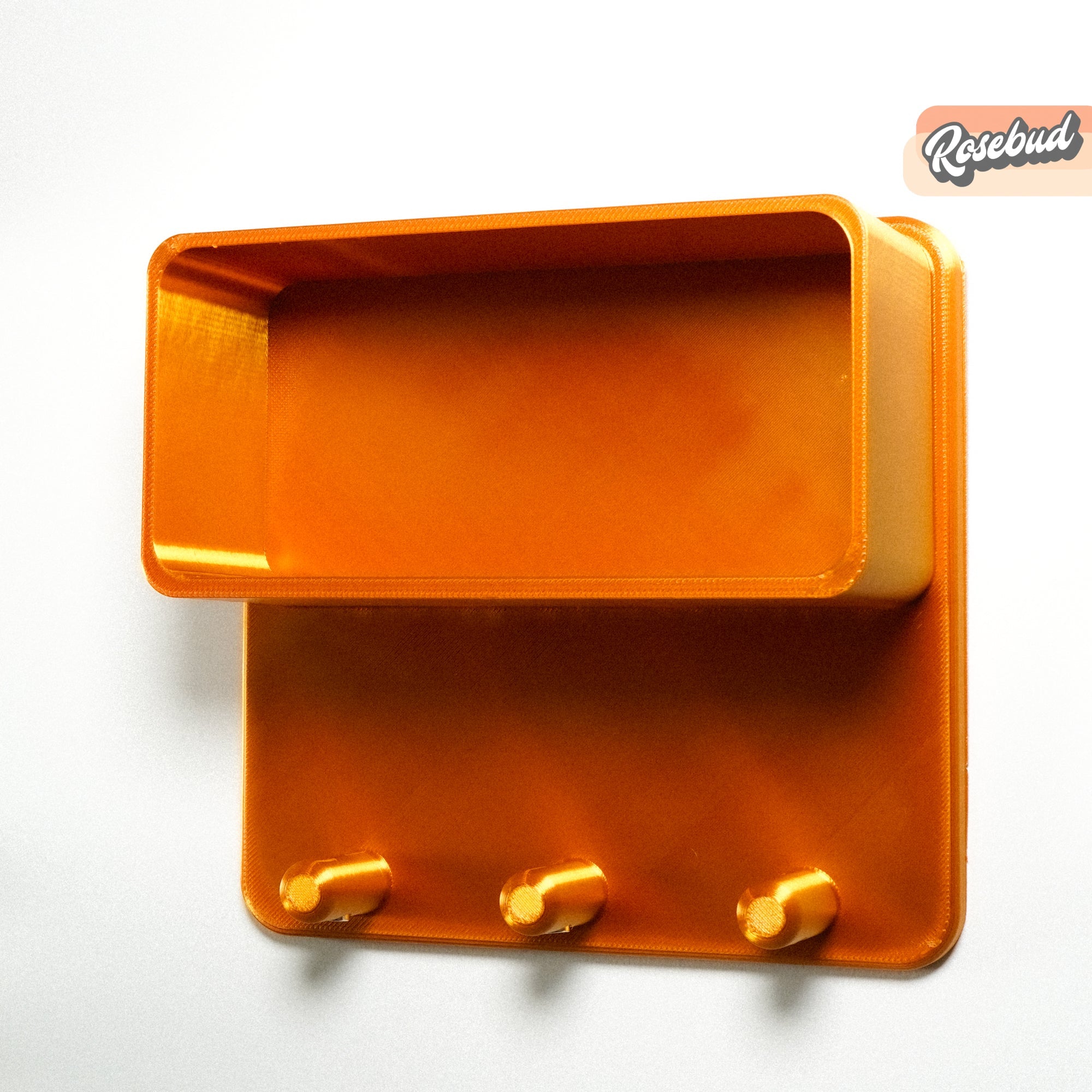 Floating Wall Shelf, Magnetic Key Holder