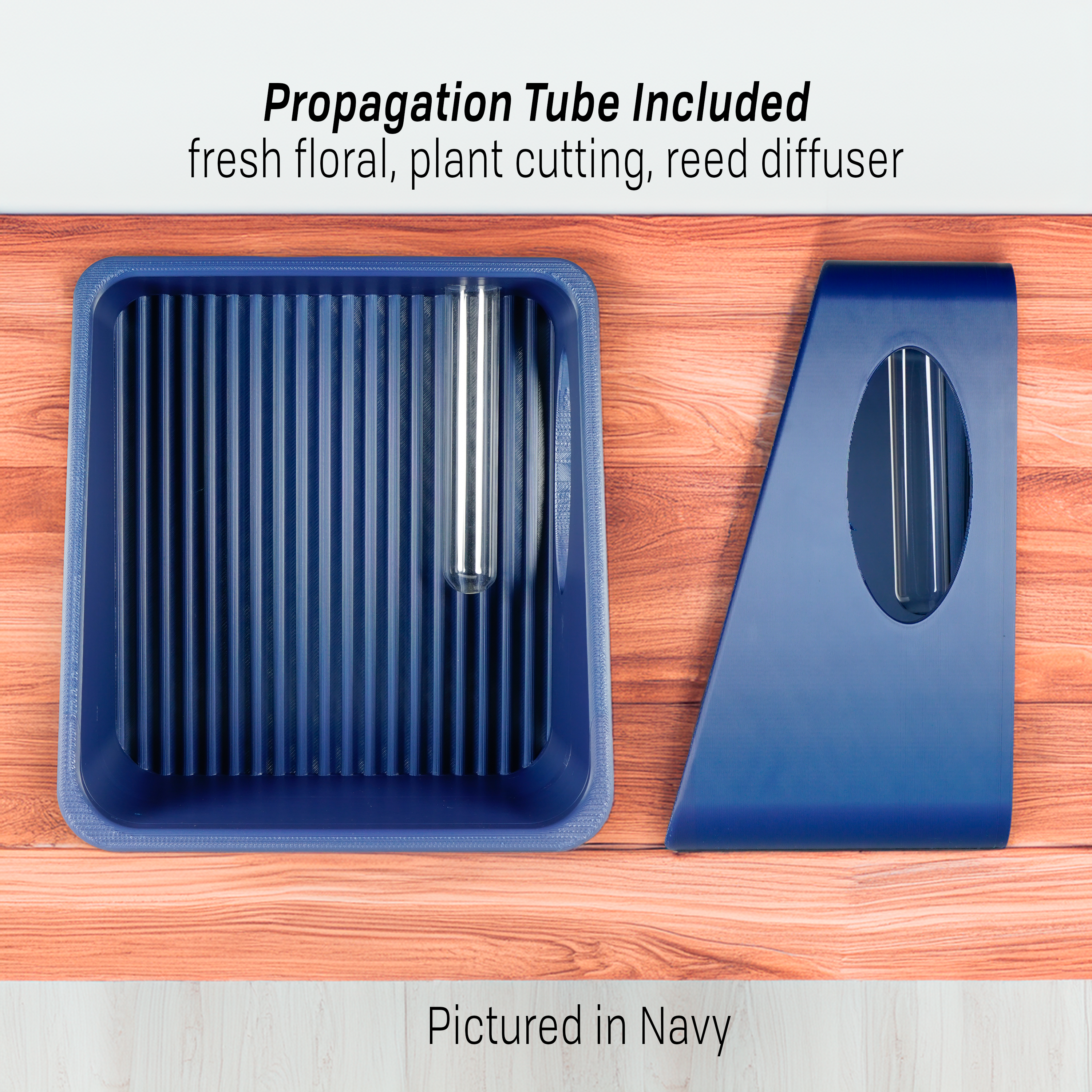 Modern Floating Wall Shelf, Propagation or Reed Diffuser