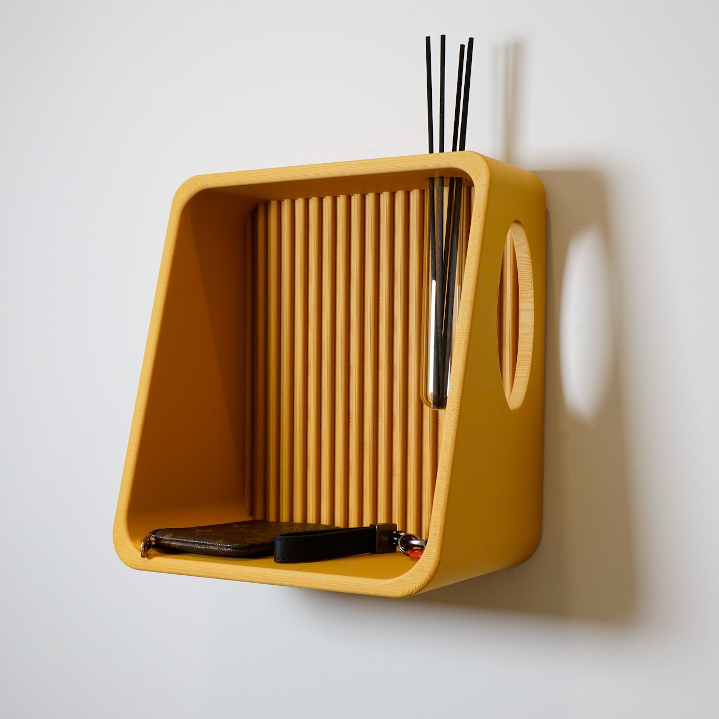 Modern Floating Wall Shelf, Propagation or Reed Diffuser