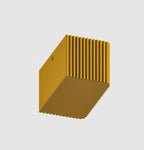 Ribbed Wall Planter, Rectangle